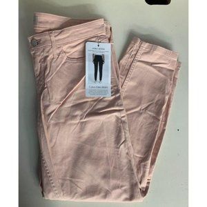 Calvin Klein Ankle Skinny Jeans Pink Size 10